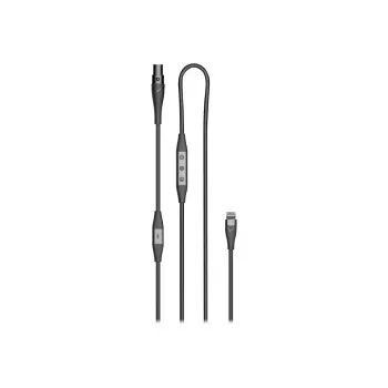 Liitäntäkaapeli Beyerdynamic Pro X Lightning — Apple Lightning - 3,5 mm digitaalinen audiokaapeli, musta