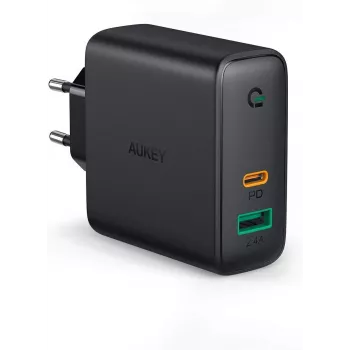 PA-D3 seinälaturi 2xUSB Power Delivery (1xUSB+1xUSB C) 5,4A 60W Dynamic Detect