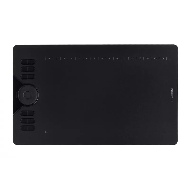HUION HS610 piirustustabletti 5080 lpi 254 x 158,8 mm USB musta