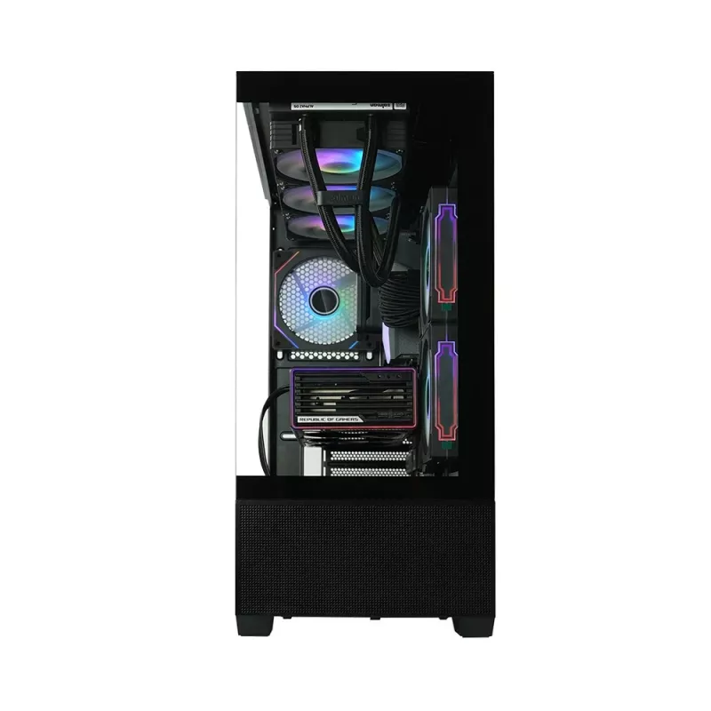PC-kotelo CHRONIX V2 Mid Tower ARGB-tuuletin x3 musta