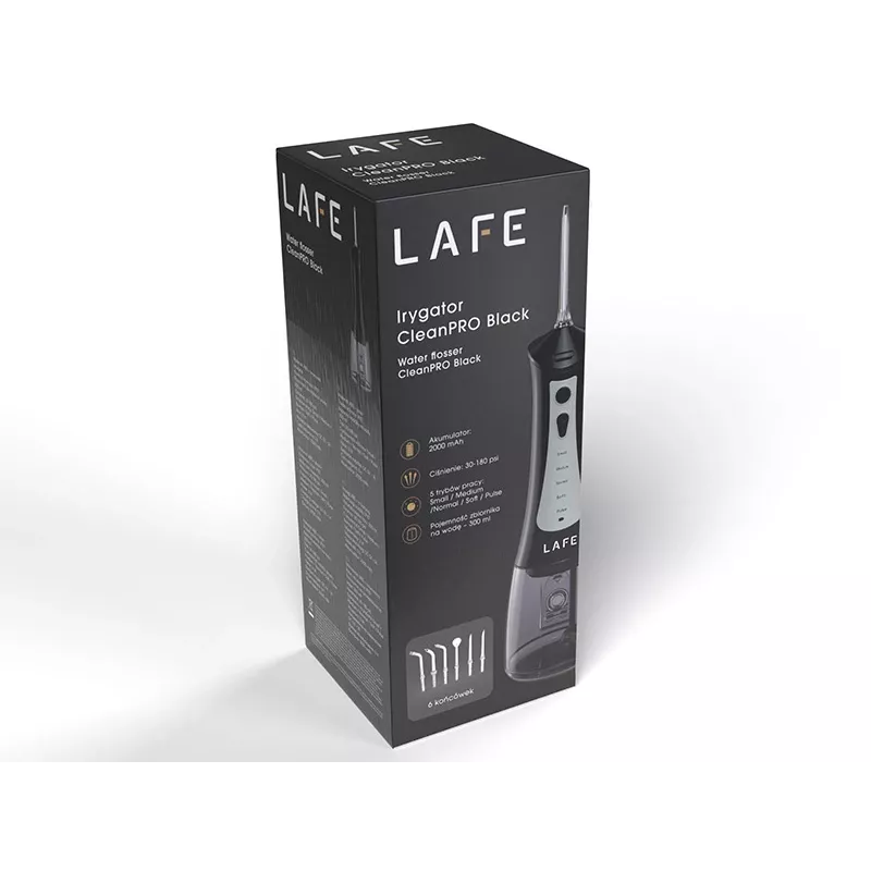Lafe CleanPRO suuvesisuihku, 5 tilaa, 300 ml, musta