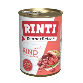 RINTI Kennerfleisch Rind - märkäruoka koirille - 400g