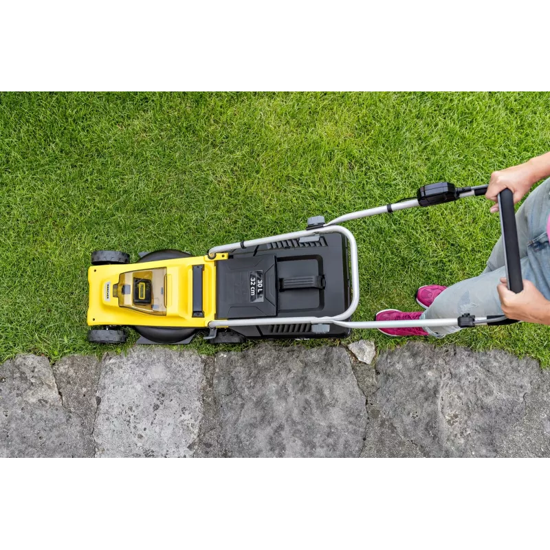 Akkuruohonleikkuri KARCHER LMO 2-18 (1.445-400.0) musta, keltainen