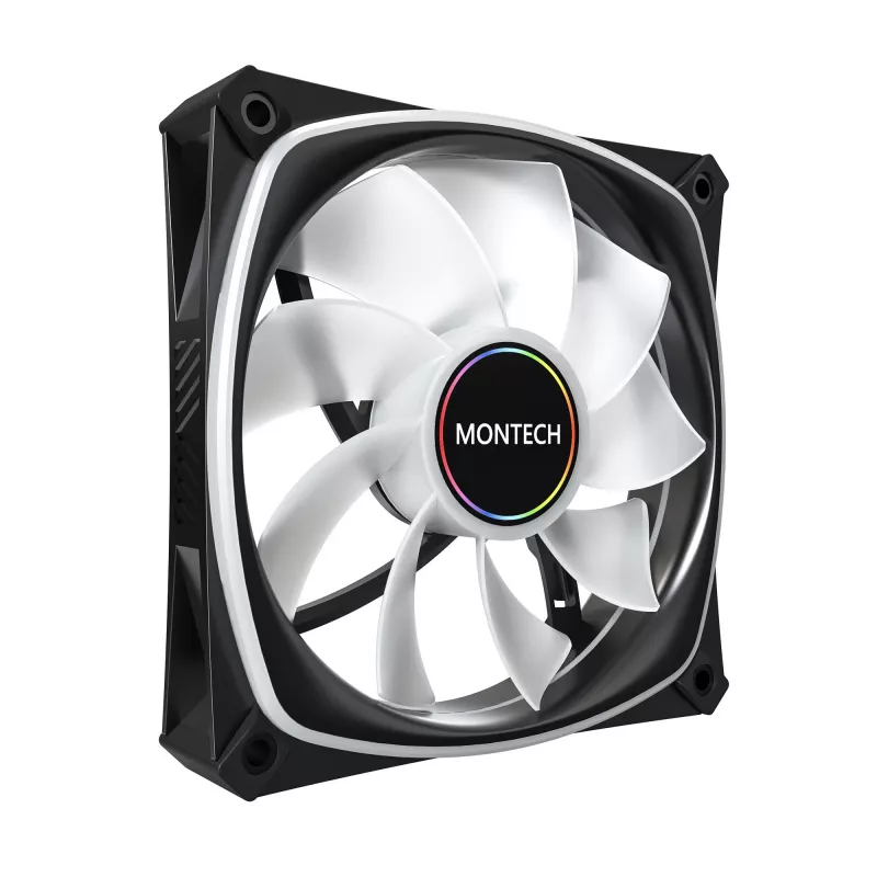 MONTECH RX120 PRO musta 120mm ARGB-kotelotuuletin
