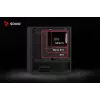 Savio Noctis Glass RGB Cube tietokonekotelo, ATX/Micro-ATX/Mini-ITX, karkaistua lasia oleva etuosa, RGB-tuulettimet, musta