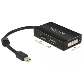 Kaapeli DeLOCK 0,16 m DisplayPort HDMI DVI Mini DisplayPort