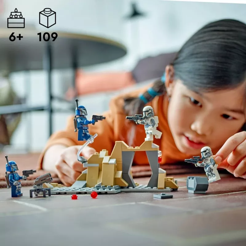 Rakennuslelu LEGO Star Wars Ambush on Mandalore Battle Pack 75373 — 4 minifiguuria, 109 osaa, ikä 6+