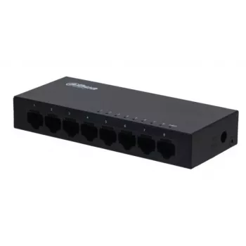 Dahua Technology SG1008-EUR verkkokytkin hallitsematon L2 Gigabit Ethernet (10/100/1000) musta