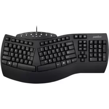 Perixx USB-näppäimistö Periboard-512 musta ergonominen (11523)