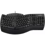 Perixx USB-näppäimistö Periboard-512 musta ergonominen (11523)
