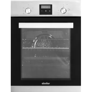 Kalusteisiin asennettava liesi SIMFER 4207BERIM.1 — 47 L monitoiminto ruostumaton teräs, 54,1 cm K × 45 cm L