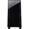 Kotelo INTER-TECH X-608 INFINITY MICRO, microATX, RGB, etu- ja sivupaneeli karkaistua lasia, ilman virtalähdettä