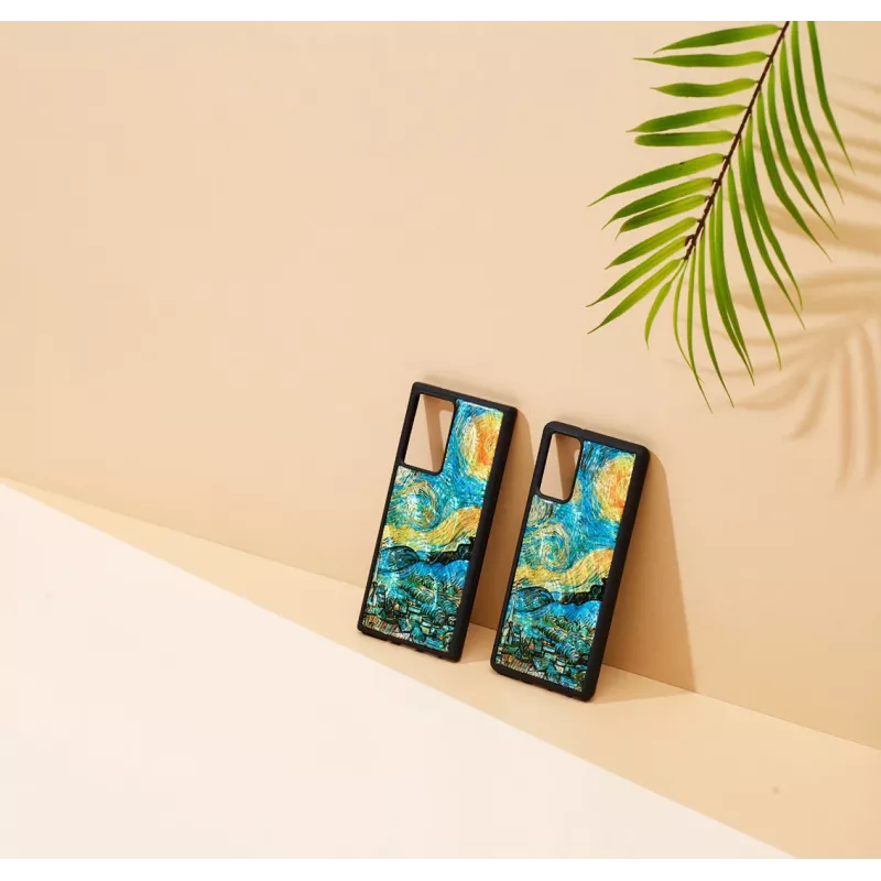 iKins-suojakotelo Samsung Galaxy Note 20:lle – starry night musta