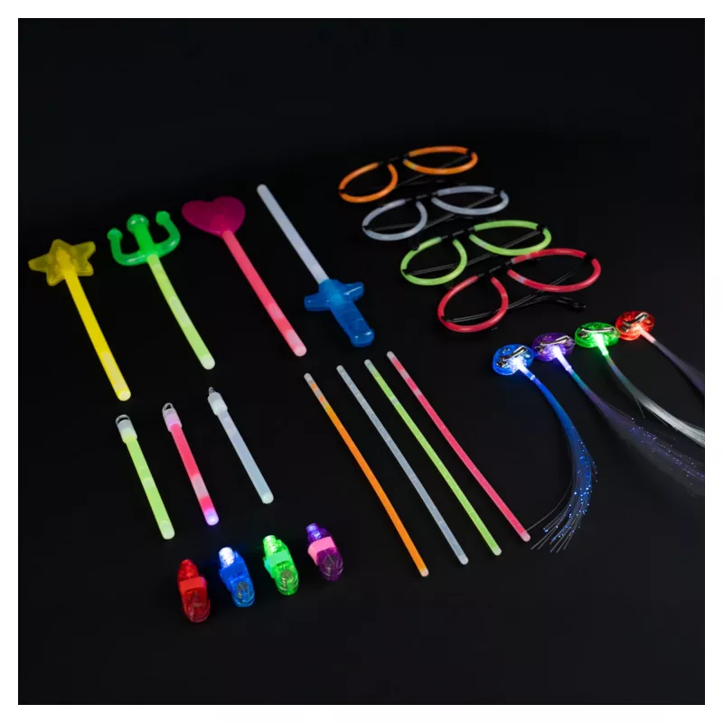 RealPower 486256 Glow Sticks Party Box, 108 kpl