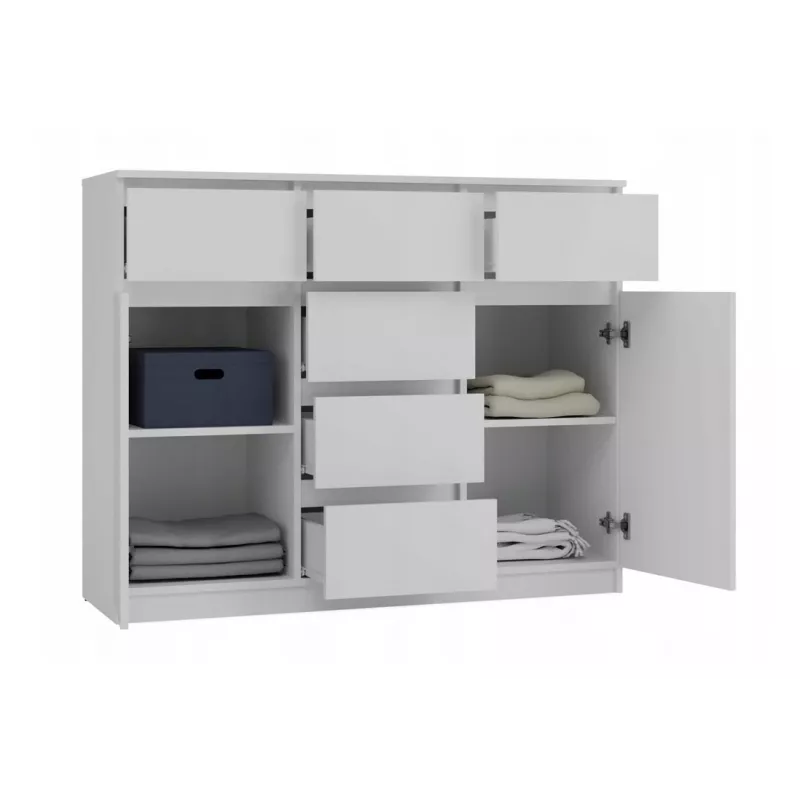 MALWA 2D6S valkoinen lipasto