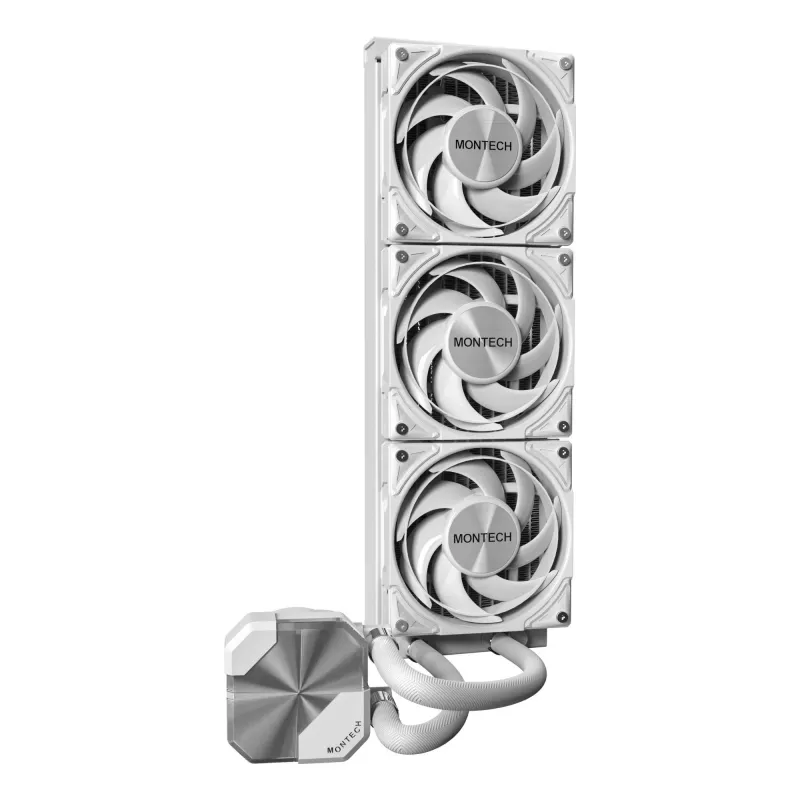 Vesijäähdytys Montech HyperFlow Silent AiO - 360 mm, valkoinen