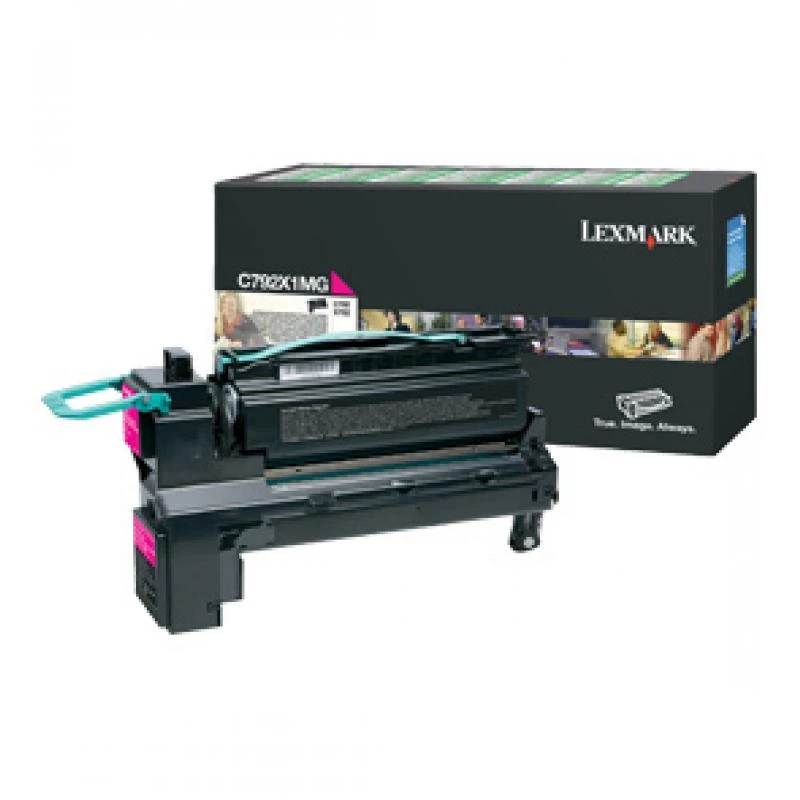 Lexmark C792X1MG väriainekasetti erittäin suurella riittoisuudella, 20 000 sivua, magenta