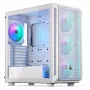 Endorfy Arx 700 ARGB PC-kotelo, Midi-torni, ATX, karkaistu lasi - sisältää 4x 140 mm ARGB-tuuletinta, valkoinen (EY2A017)