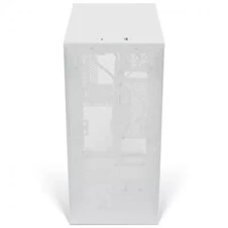 Mini-ATX-tietokonekotelo ssupd Meshroom S V2, valkoinen, mesh-paneelit, tukee ATX-emolevyä ja PCIe 5.0