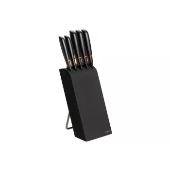 Fiskars 978791 - ruostumaton teräs - musta - musta oranssi