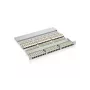 Equip 48-porttinen Cat.6 suojattu patch-paneeli, musta, RJ-45, kulta, Cat6, räkkiasennus, 1U, musta