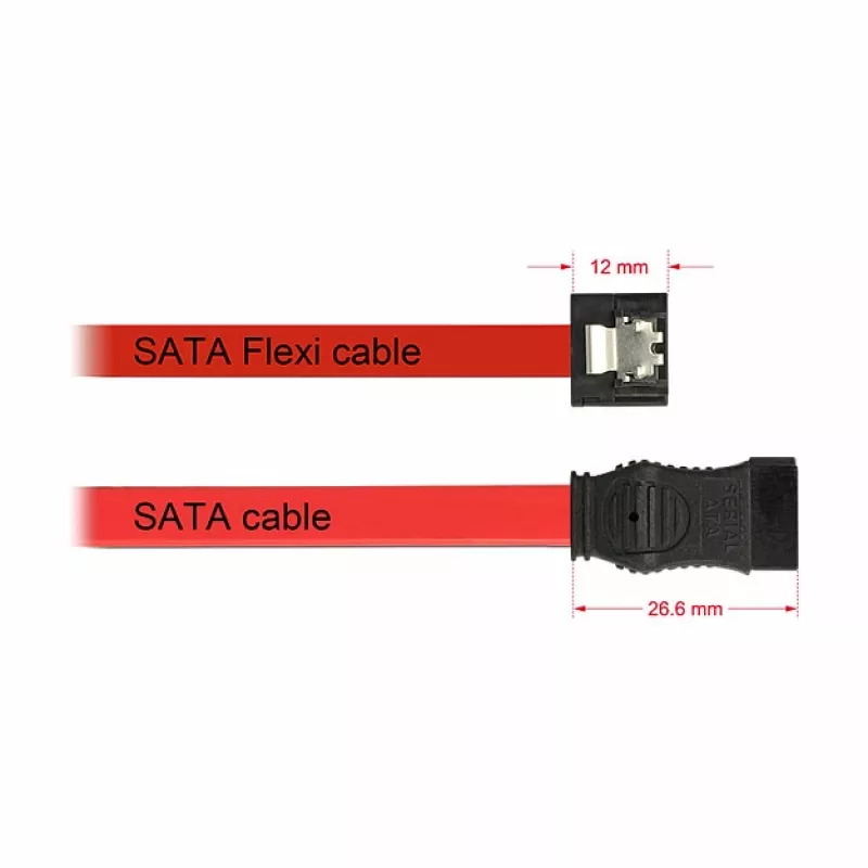 SATA-kaapeli DeLOCK 0,1 m 2xSATAIII