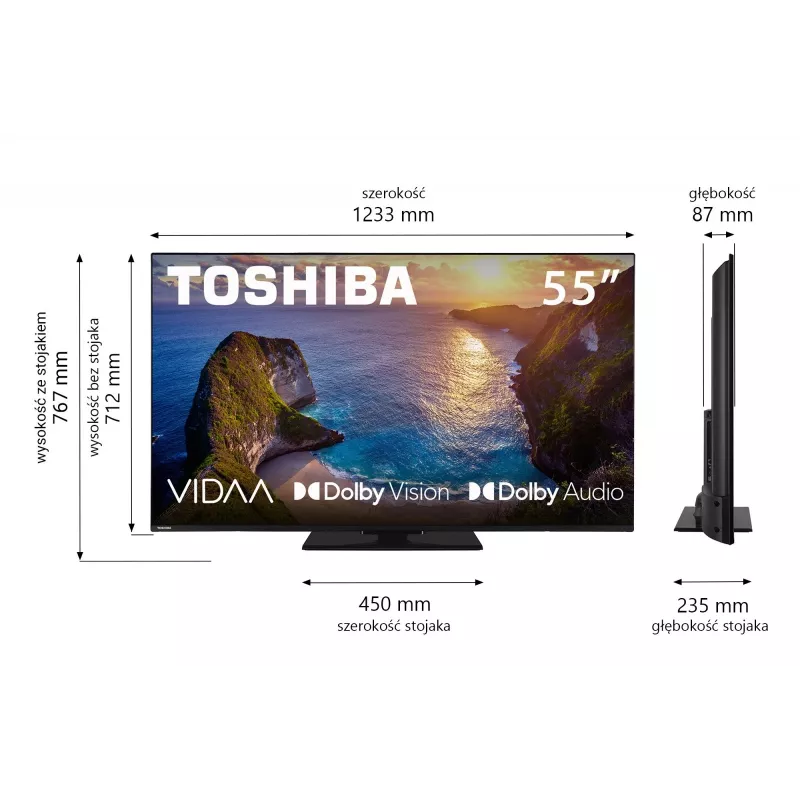 TV Toshiba 50UV3463DG 55