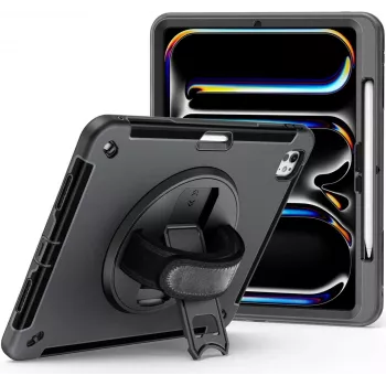Kickstand Case jt berlin Apple iPad Pro 13 2024 - Rugged musta
