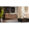 Cama 4D CORTINA lipasto 200x40x81 musta/pähkinä