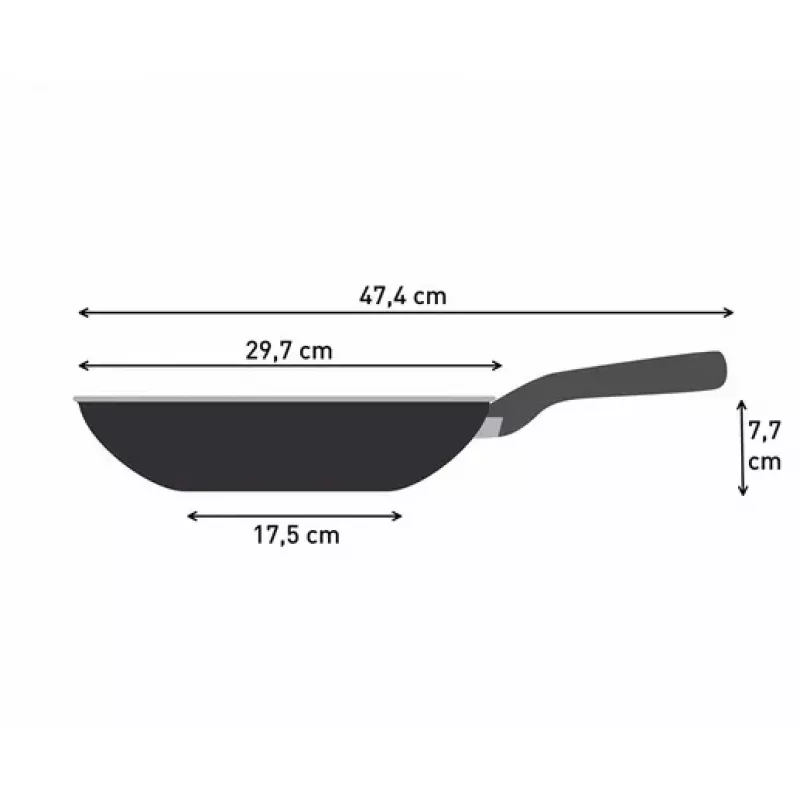 Wokkipannu Tefal Renewal C4261943 28 cm tarttumaton pinnoite