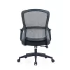 Up Up Darwin ergonominen toimistotuoli musta, musta kangas + harmaa verkko