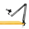 PC-mikrofoni MEDIA-TECH MT397S — johdollinen, XLR-tulo, 20–20000 Hz, 150 Ω, -32 dB, 2,4 m kaapeli, pöytäteline, musta