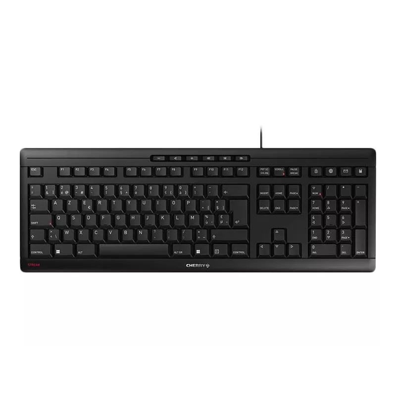 CHERRY STREAM JK-8500BE-2 Office USB AZERTY belgia musta näppäimistö
