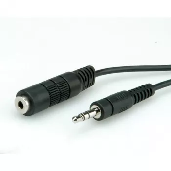 ROLINE audiokaapelin jatkojohto - stereo mini -plugi uros - stereo mini -plugi naaras