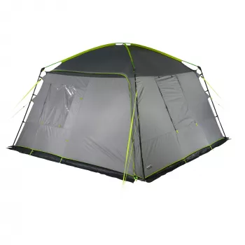 Paviljonki Cabana (harmaa/limetti, 3,5 m x 3,5 m)