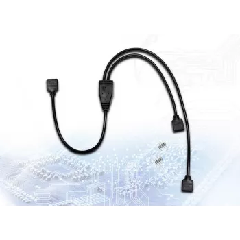 RGB-jakaja 2-osainen Inter-Tech 88885465