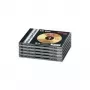 Hama CD jewel case standard, 5 kpl:n pakkaus C-shell case 1 levy musta, läpinäkyvä