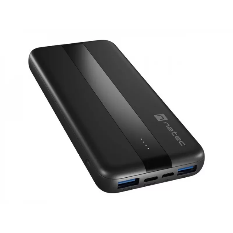 NATEC TREVI SLIM Q V2 litiumpolymeeri (LiPo) 10000 mAh musta