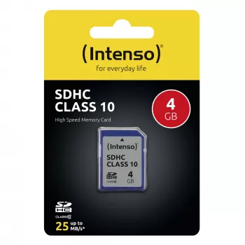 MUISTI SDHC 4GB C10/3411450 INTENSO