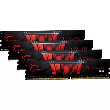 DIMM 64 GB DDR4-3200 (4x 16 GB) Quad-Kit, keskusmuisti F4-3200C16Q-64GIS, Aegis, INTEL XMP