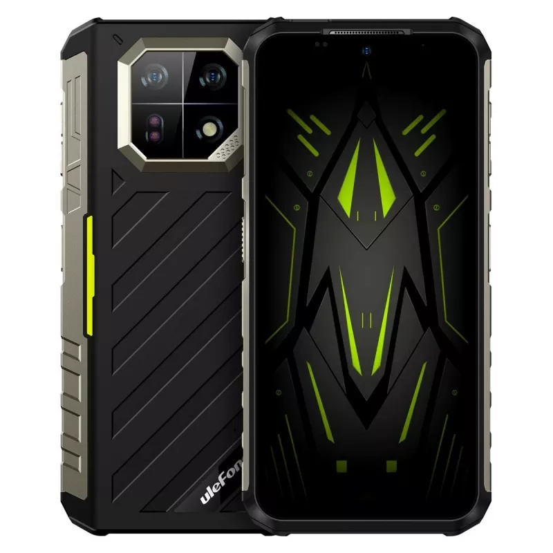 Järeä älypuhelin UleFone Armor 22 4G, 9 GB RAM, 128 GB tallennustila, IP69K, vihreä