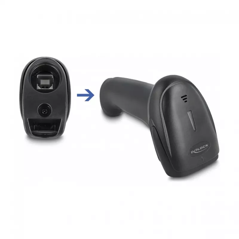 Käsikäyttöinen viivakoodilukija DeLOCK 90564 1D laser Bluetooth USB