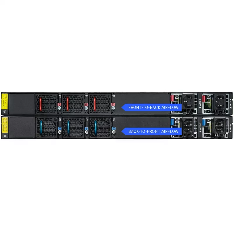 LANCOM CS-8132F-F2B 100G Fiber Core -kytkin, 32x 100G QSFP28, Front-to-Back-ilmavirta (61909)