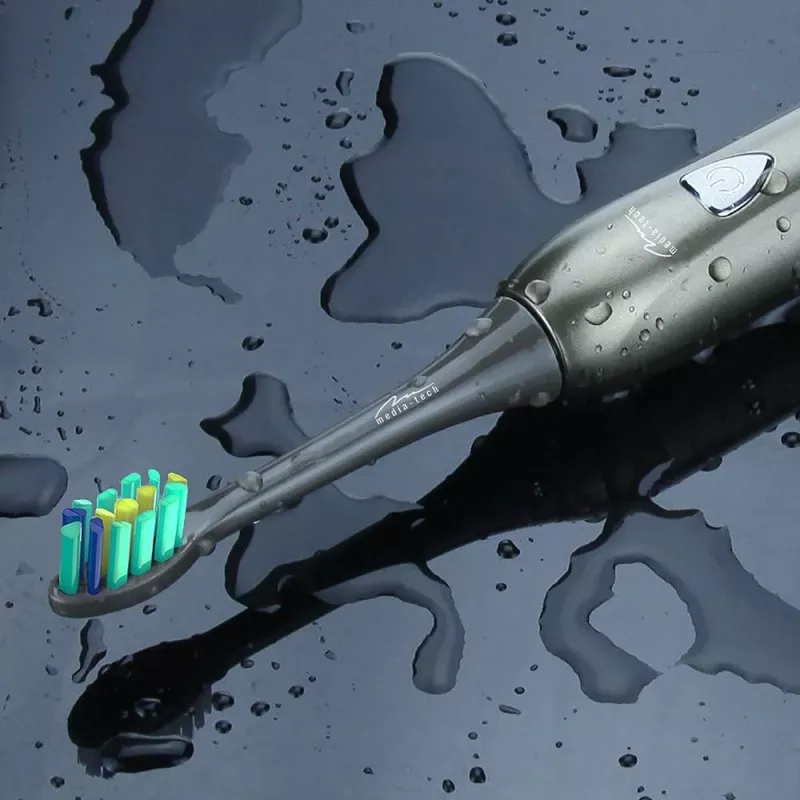 Hammasharja Media-Tech SONIC WAVECLEAN aikuiset ruskea