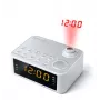 Kelloradio Muse M-178 PW digitaalinen hopea valkoinen
