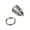 DimasTech ilkivaltasuojattu painonappi 25 mm Silverline Dot RGB PD216