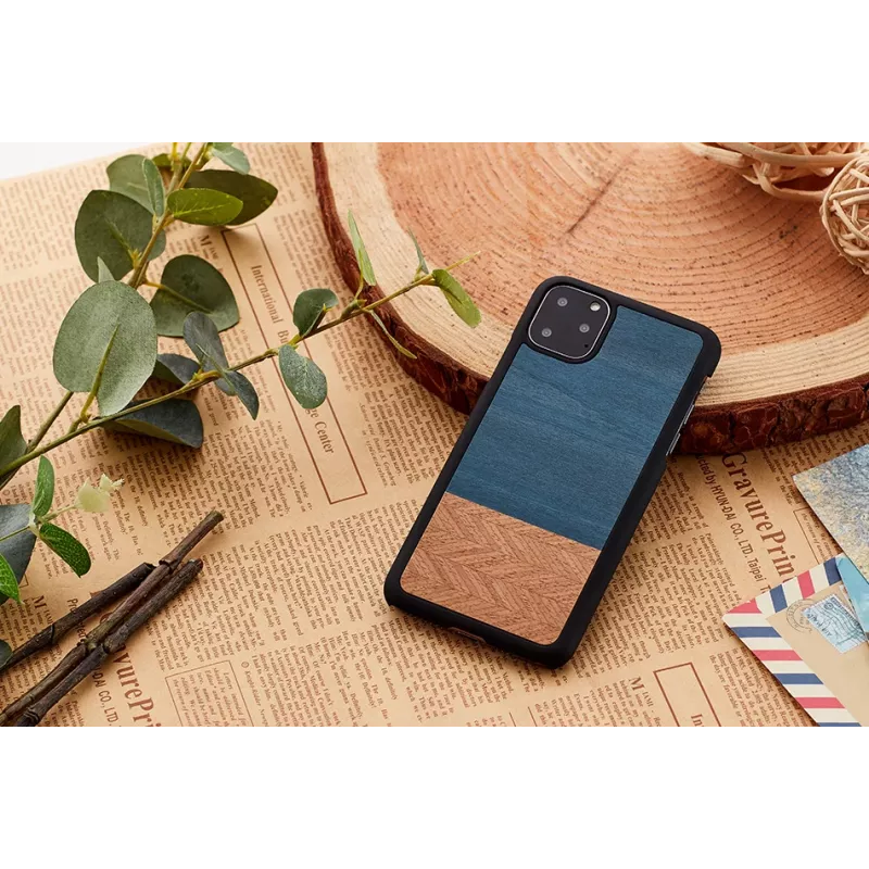Älypuhelinkotelo man and wood iPhone 11 Pro – Denim-musta