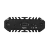SilverStone SST-MS13 M.2 SSD -kotelo, USB 3.2 Gen 2, RGB LED -tilanäyttö, musta