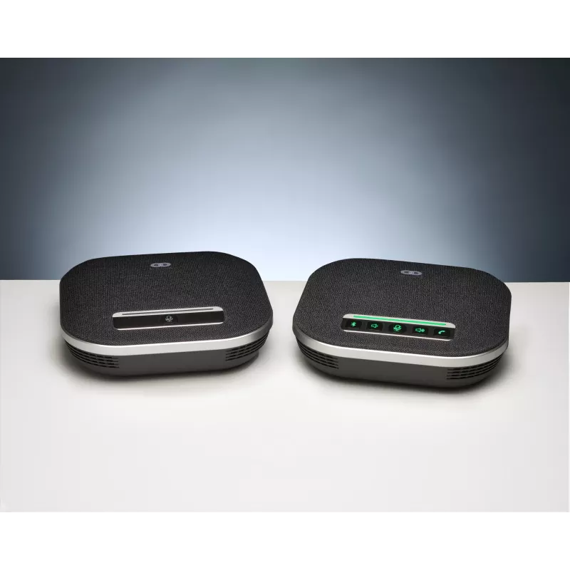Neuvottelukaiutinpuhelin Boom Collaboration GEMINI, sisäänrakennettu mikrofoni, Bluetooth ja USB, musta