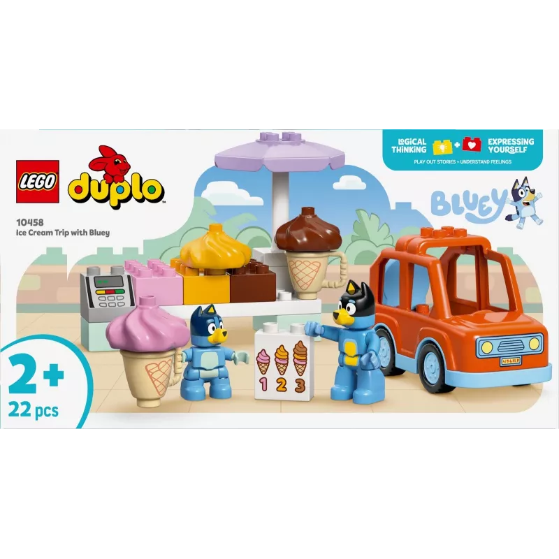 LEGO BLUEY 10458 Jäätelöretki Blueyn kanssa